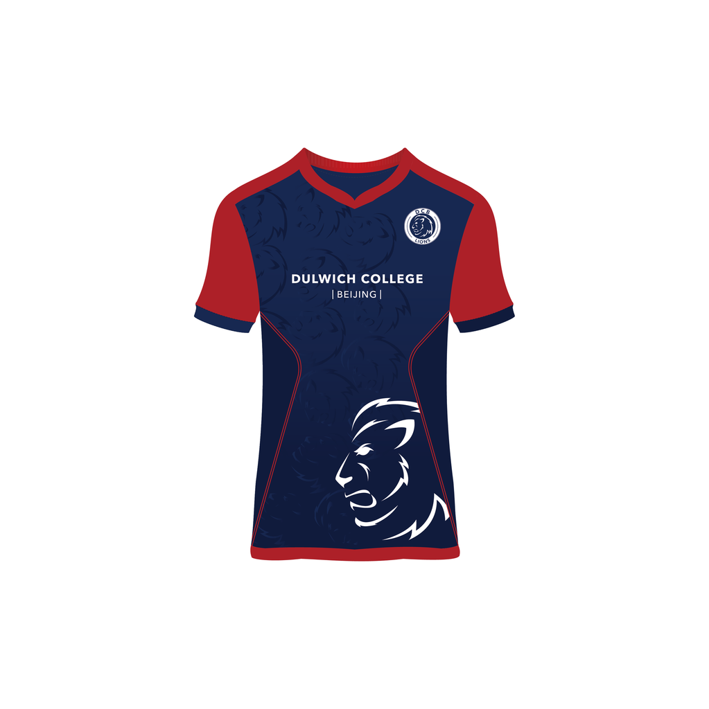DCB Lions Badminton Short Sleeve Shirt 